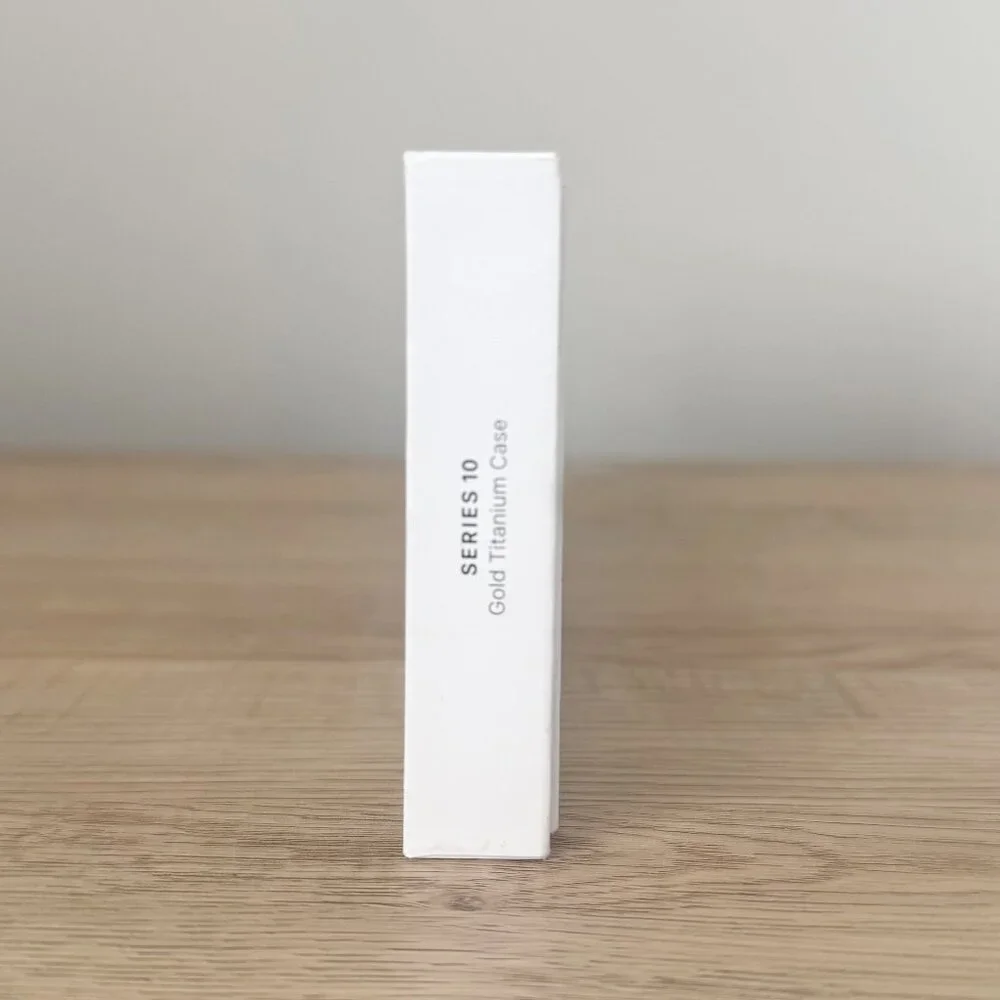 Apple Watch Series 10 Gold Titanium 42mm — Empty Box Only (No Watch)